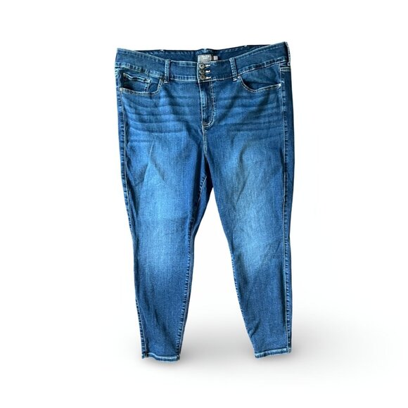 TORRID Jegging Jeans Women's Size 24 Feel The Fit High Rise 3 Button Super Soft - Picture 1 of 8